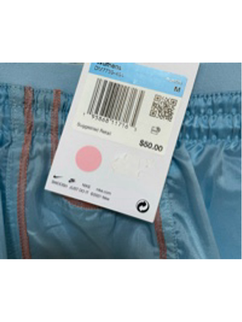 Nike Tempo Luxe Running Shorts Icon Clash Blue Size M NWT DM7739 - Picture 7 of 7